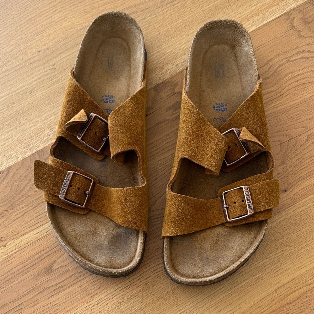 Birkenstock Brown Suede
